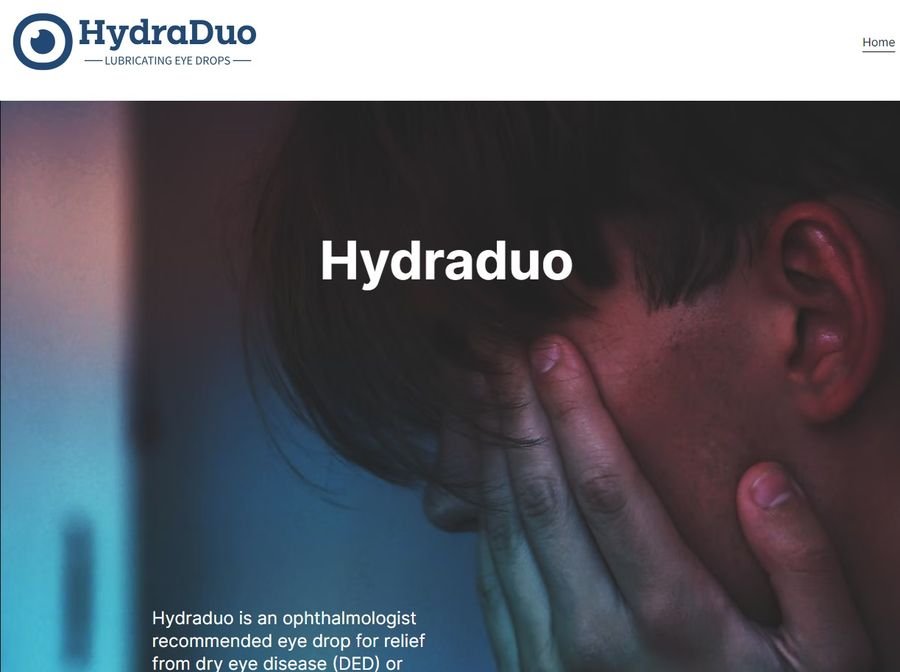 HydraDuo — eyedrop for dry-eye relief